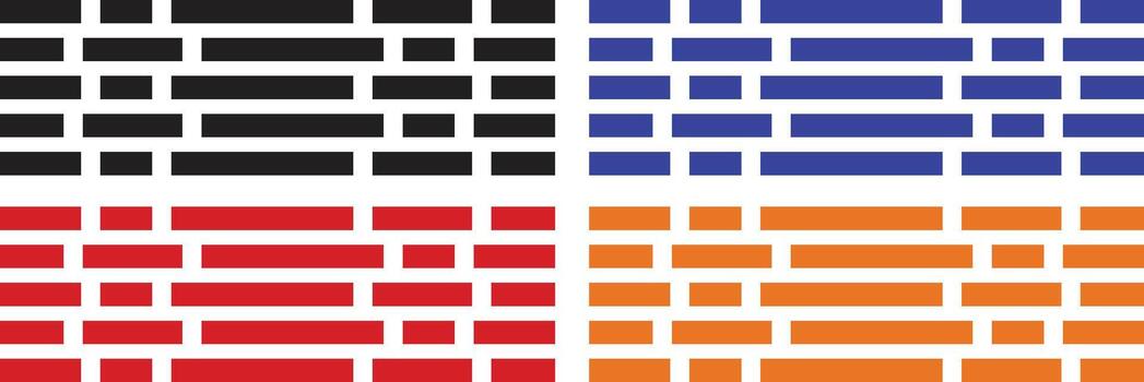 Abstract Geometric Rectangle Background Patterns vector