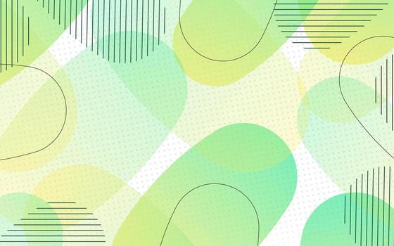 Modern Abstract Background in Shades of Green and Yellow for Digital Design and Presentations vector