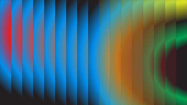 Colorful gradient background with vertical stripes and smooth transitions effect vector