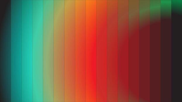 Vibrant gradient background with vertical stripes and seamless color transitions effect vector