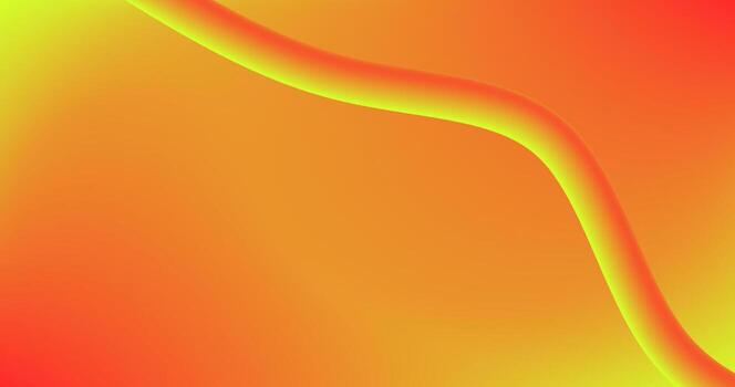 Abstract orange and yellow background with Fluid Curve for graphic design vector