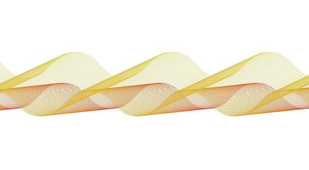 Abstract Blend Lines Wavy Orange Colorful Gradient Design Background Illustration vector