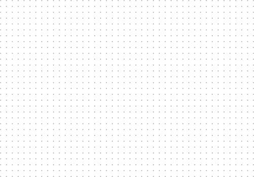 Dotted squared grid graph paper for notebooks. Black dot texture pattern for bullet journal. Dotted wide simple background. Printable flat backdrop sheet. vector