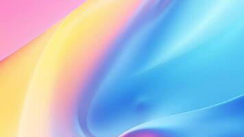 astratto colorato pendenza sfondo con liscio fluente forme video