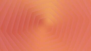 Abstract Hexagonal Gradient Background with Soft Orange and Peach Hues video