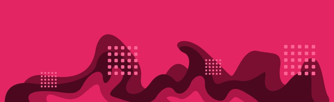 moderno resumen rosado diseño con dinámica oscuro ondas, cuadrícula patrones, y negrita magenta tonos para elegante pancartas y antecedentes vector