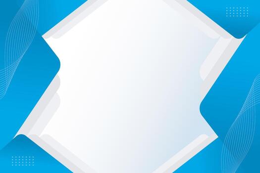 Blue gradient background shape with geometry or backdrop wallpaper for flyer banner presentation vector