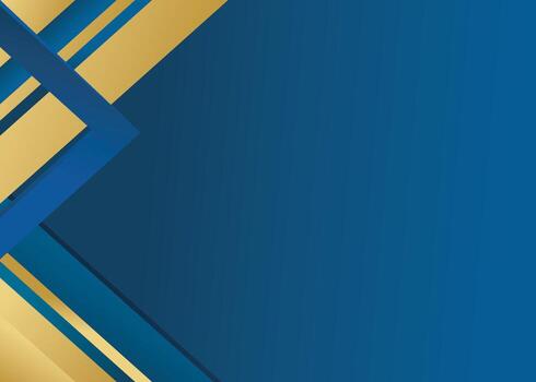 azul degradado antecedentes con dorado ola forma para bandera volantes o presentación diapositiva diseño vector