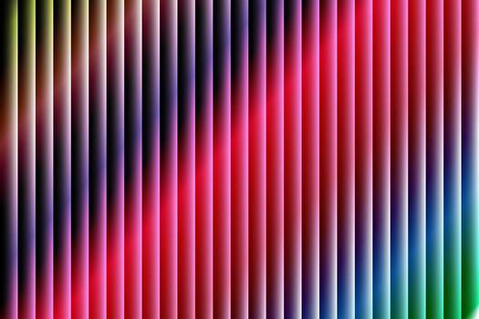 Vibrant gradient of vertical blinds effect with flowing colors creating a dynamic abstract background 123456789012345 vector