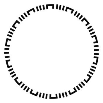 geométrico circulo marco diseño para decorativo proyectos vector