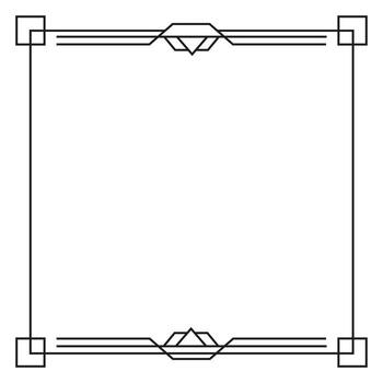 elegante geométrico marco diseño para decorativo utilizar vector