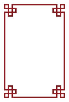 Elegant geometric frame for design projects and posters vector