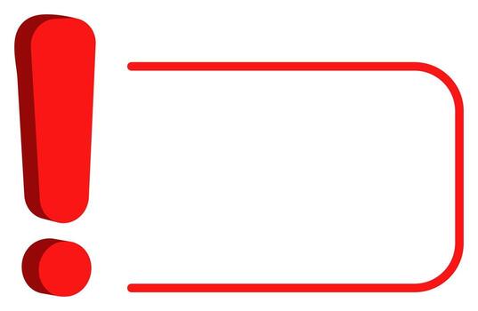 Question and exclamation marks with empty frame background vector