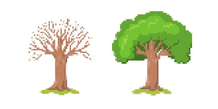 Retro pixel art shopfronts for game design projects vector