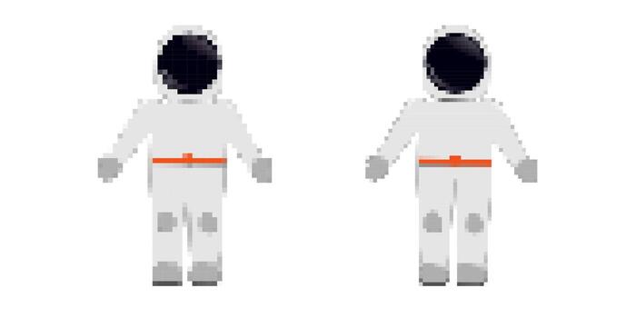 píxel Arte arboles de diferente estaciones para juego diseño vector