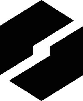 Abstract Geometric Shape - A Modern and Minimalist Design Element. vector