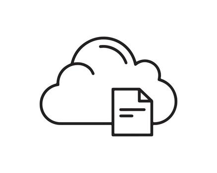 Cloud file storage for data management vector