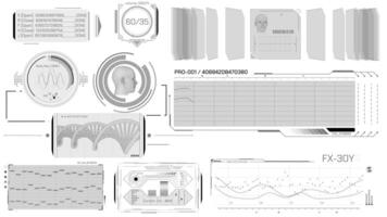 animerad visa med infographics av personlig data bearbetning video