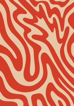 retro rojo ondulado resumen modelo antecedentes vector