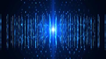 abstract scene from a futuristic cyber world, a science fiction grid, a night scene with neon lighting, a digital scientific background, 4K animation, a seamless loop, concept of virtual reality video