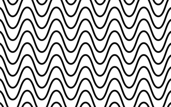 horizontal zigzag línea patrón, dinámica zigzag degradado modelo con negro rayas, creando un desvanecimiento efecto y un sorprendentes diseño. vector