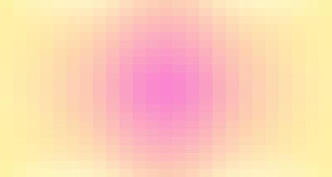 Trendy mosaic texture. Pink pixelated gradient background combination of vibrant. Blur effect radial shapes vector