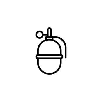 minimalista icono dibujo retratar granada símbolo para diseño proyectos y creativo representaciones vector