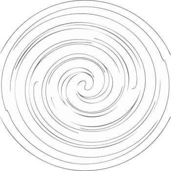 arremolinándose vórtice líneas circular fluir resumen diseño gris líneas en blanco redondo creativo forma Arte vector