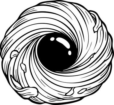 resumen arremolinándose vórtice modelo con oscuro centrar reflejando ligero vector