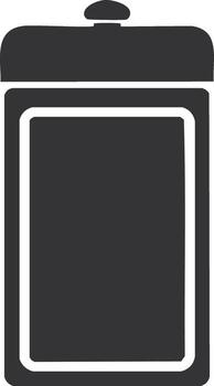 batería poder célula cargar nivel indicador icono para energía y tecnología aplicaciones vector