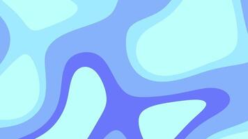 blu ameba piace astratto forme variando nel tono e ombra. ideale per sfondo disegno, ragnatela grafica, e moderno arte progetti. video