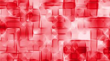 röd överlappande former i pixelated abstrakt mönster. lämplig för teknologi, digital konst, grafisk design koncept, och bakgrund mönster. video