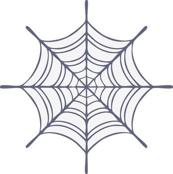 estilizado telaraña gráfico elemento con geométrico modelo y delicado líneas vector