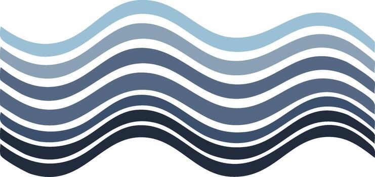 resumen ilustración de fluido ola patrones en blues y grises para antecedentes y diseños vector