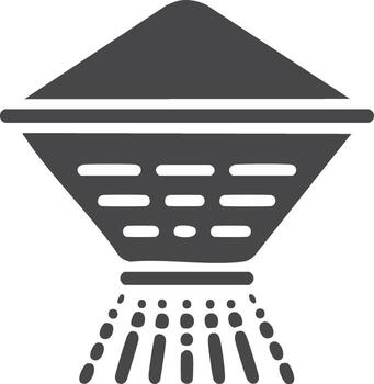 Abstract Geometric Icon Representing Filtration and Separation vector