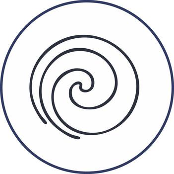 resumen artístico vórtice minimalista torbellino diseño para creativo proyectos y moderno estilo ilustración vector