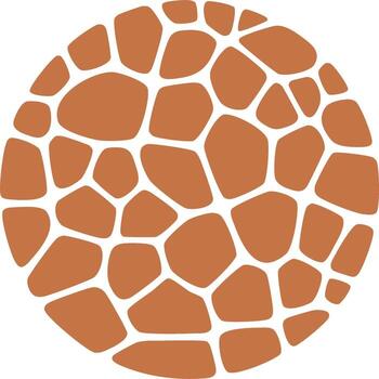 resumen animal impresión diseño con redondeado formas y blanco líneas para antecedentes o patrones vector