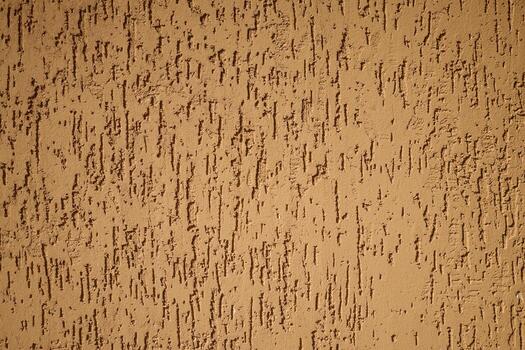 A tan wall displays a detailed texture with varying patterns, illuminated by soft natural daylight. The surface showcases earthy tones, creating a warm ambiance photo