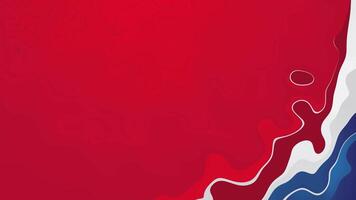 rot Blau Flüssigkeit Welle abstrakt Animation Hintergrund Schleife video