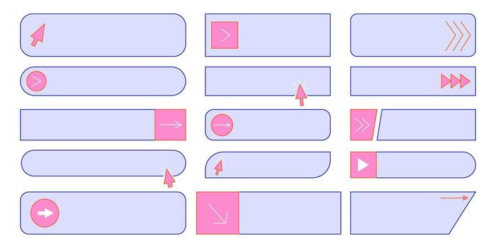 Click Action Register Now Bar Color Icon vector