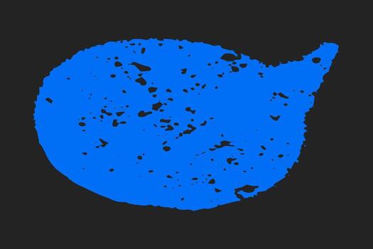 Vibrant crayon dialog bubble with bright sketchy lines and cute naive shape. Text box chalkboard, space for communication. vector