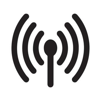 Cellular Signal Bars Network Indicator Symbol vector