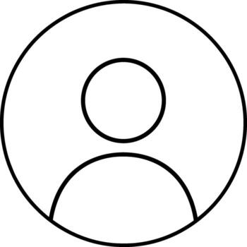 Simple Outline of a Human Profile as a Symbolic Representation of a User or Contact vector