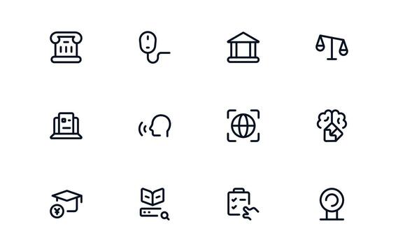 Modern Education Tools flat bundle highlighting remote study, e-learning visuals, and smart teaching devices vector