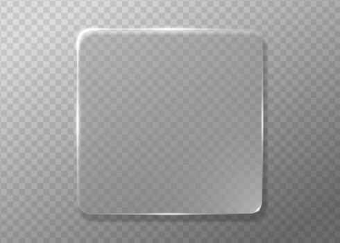 Gradient glassmorphism background with smooth plastic surface and holographic glow. Dynamic 3D glass morphism element for abstract digital design. vector