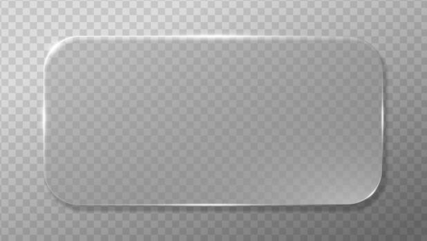 geométrico morfismo de vidrio diseño con acrílico reflexiones y lustroso cubo elementos. futurista 3d vaso morfismo ui diseño para aplicaciones o sitios web vector