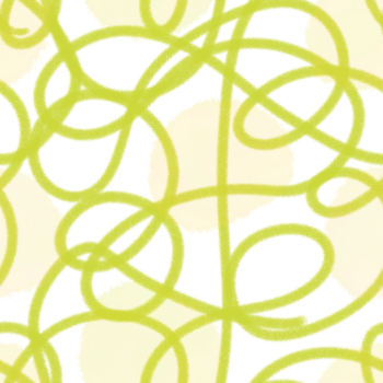 mão desenhado abstrato amarelo redemoinho padronizar com rotações e sobreposição linhas em transparente fundo para criativo Projeto png