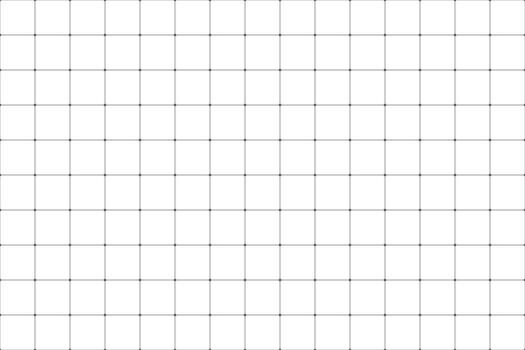 White geometric grid background with thin black lines and subtle dot connections. Geometric seamless pattern. Abstract texture. Simple illustration vector