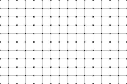 blanco geométrico cuadrícula antecedentes con negro cruzar conexión puntos. geométrico sin costura modelo. resumen textura. sencillo ilustración vector