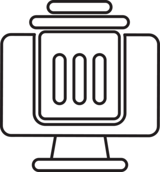 esboço excluir dados computador ícone png